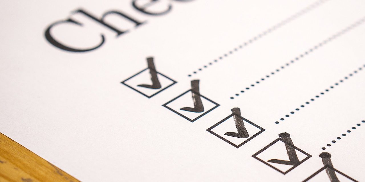 checklist-2077018_1280 pre-acquisition assessment